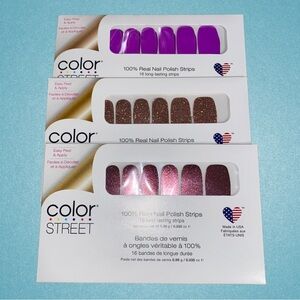 Color Street Nail Polish Strips Set